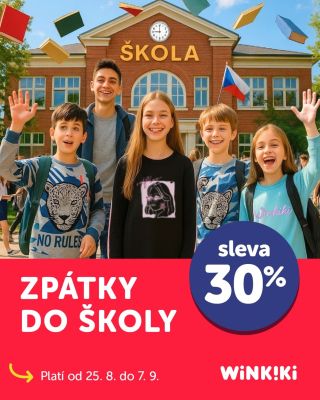 🔥 Zpátky do školy se 30% slevou! 🔥 Teď je ten pravý čas doplnit šatník vašich dětí! 👕🩳 Všechno dětské oblečení s 30%...
