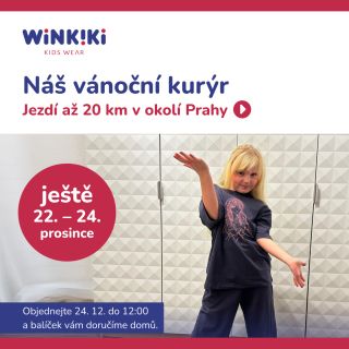🎄 Ještě dnes do 12:00! 🎁 Objednejte a náš vánoční kurýr doručí balíček až domů. 📍 Platí pro objednávky do 20 km v okolí...